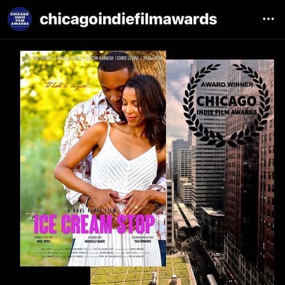 The Ice Cream Stop recognized by the Chicago Indie Film Awards