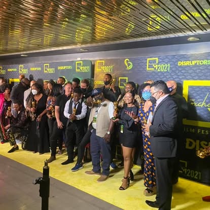 Filmmakers and guests gathered at the 2021 Disruptors event